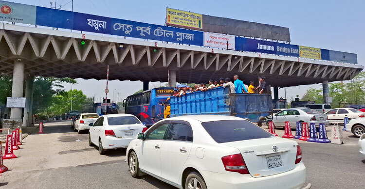 ঈদযাত্রা: যমুনা সেতুতে দুই লাখ যান পারাপার, টোল আদায় ১৯ কোটি
